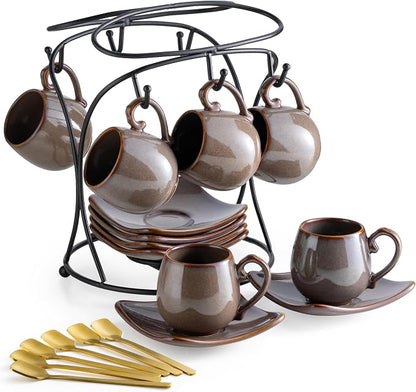 LYEOBOH 3oz Coffee Espresso Cups by LYEOBOH