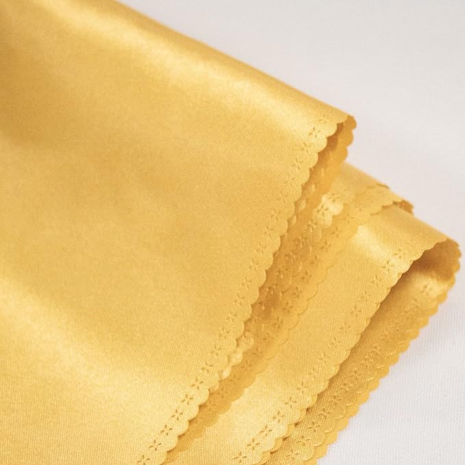 Gold Table Runners, 12x108 Inches, 2 Pack | Silk and Smooth Fabric, - Image 4