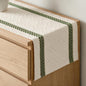 Artoid Mode Army Green Stripe Woven Rustic Table Runner 12x72 Inch | Holiday by ArtoidMode