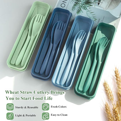 4 Sets Reusable Utensils Set - Image 3