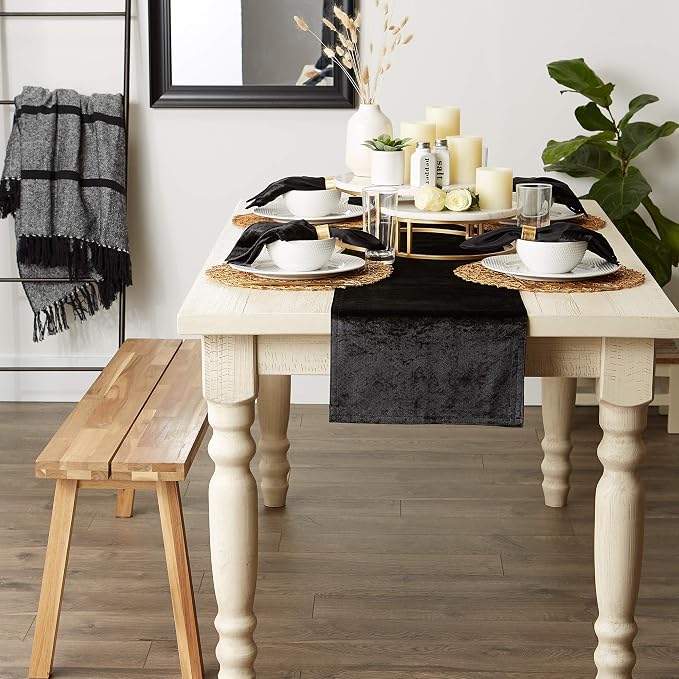 DII Velvet Collection Tabletop, Table Runner - Image 9