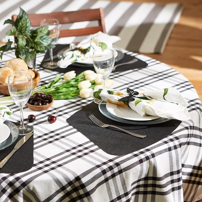 DII PVC Tabletop Collection Woven Indoor/Outdoor, Wedge Placemat Set, 6 Piece - Image 4