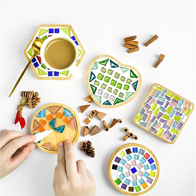 Bamboo Coasters for Crafts, DIY resin projects, classroom crafts, workshops and - Image 3