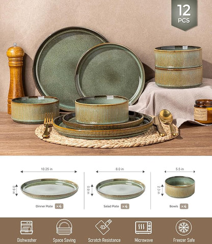 GBHOME Stoneware Dinnerware Sets - Image 9
