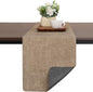 Table Runners 72 Inch Long, Dual-Sided Faux Leather Table Runner | Waterproof by Chitomars