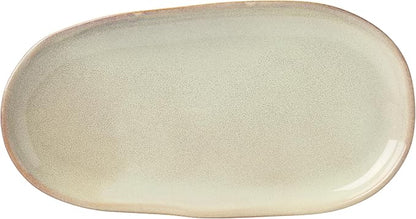 Oneida Organic Shades Sage Green Stoneware 2-Piece Serving Platter Set | - Image 3