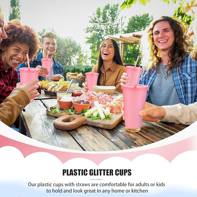 Uiifan 6 Pcs 16 oz Reusable Tumbler - Image 5