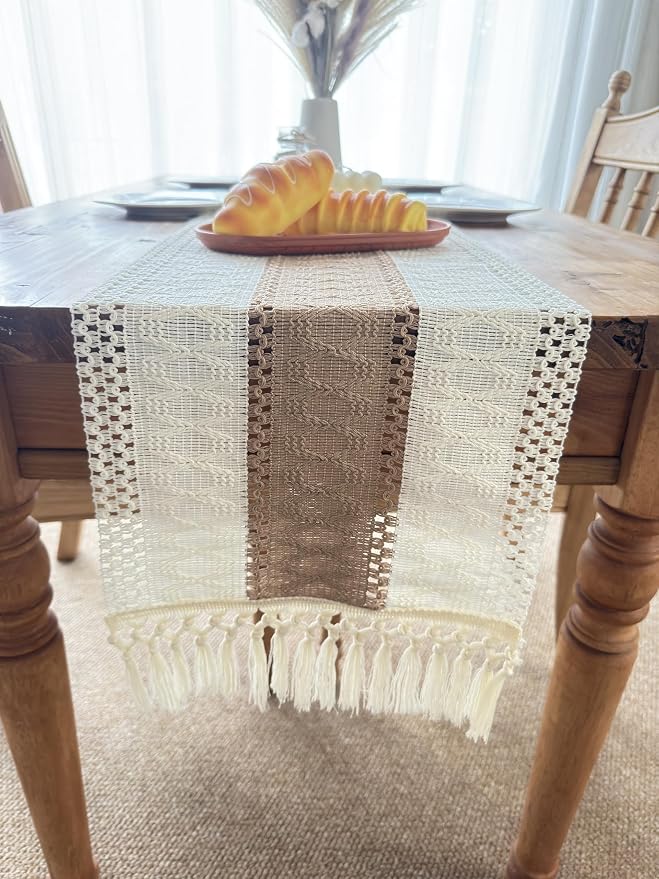 Boho Table Runner for Home Decor - Image 2