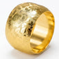 Gold Napkin Rings Set of 12 – Minimal Modern Design – Elegant Napkin Ring by HUVOTOSIUS