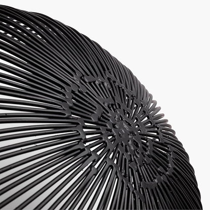 Serax Home Decor Fruit Bowl | Metal sculptures interior accessories by Antonino Sciortino | Oval Black Iron Kitchen Basket | Modern House Decor or Kitchen Storage for Counter and Table
