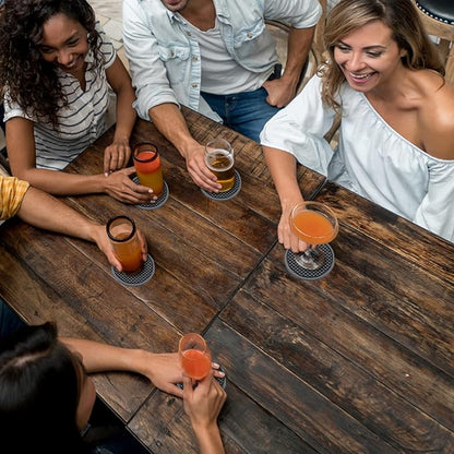 3 Pack Silicone Coasters for Drinks, Thickened Coaster - Image 7