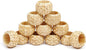 Natural Rattan Napkin Rings Set of 12 - Fancy Elegant Beautiful Decorative Napkin Holder for Dining Table Décor, Easter, Farmhouse, Dinner, Wedding, Family Gathering, Thanksgiving & Everyday Use