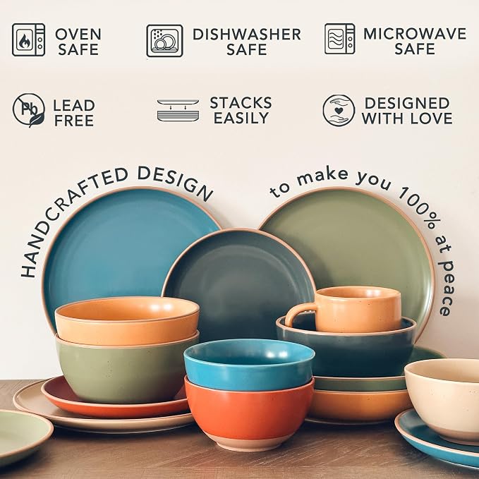 Mora Ceramic Artisan Matte Bowls - Image 4