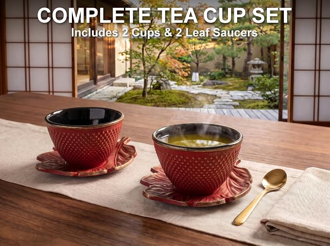 Cast Iron Tea Cup Set of 2 - Image 2