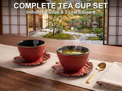 Cast Iron Tea Cup Set of 2 - Image 2