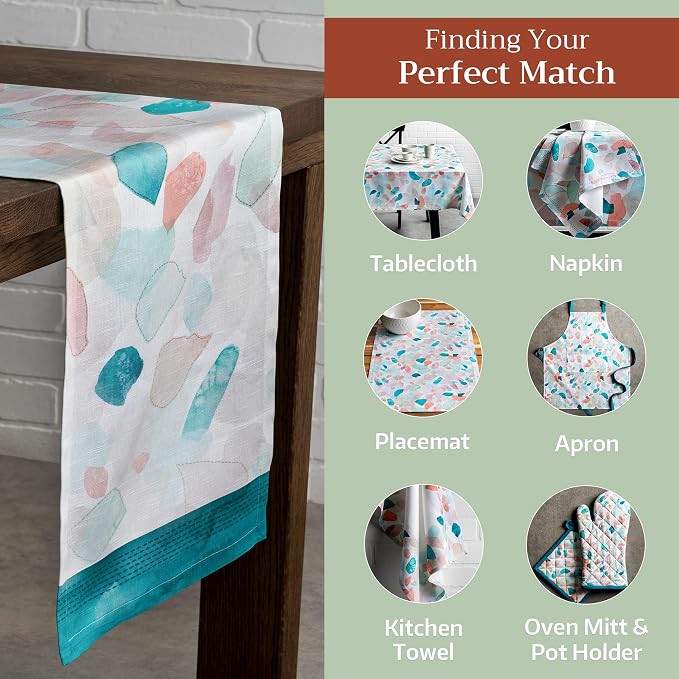 Maison d' Hermine Table Runner 100% Cotton 14.50" x 108" | Table Runners 108 - Image 5