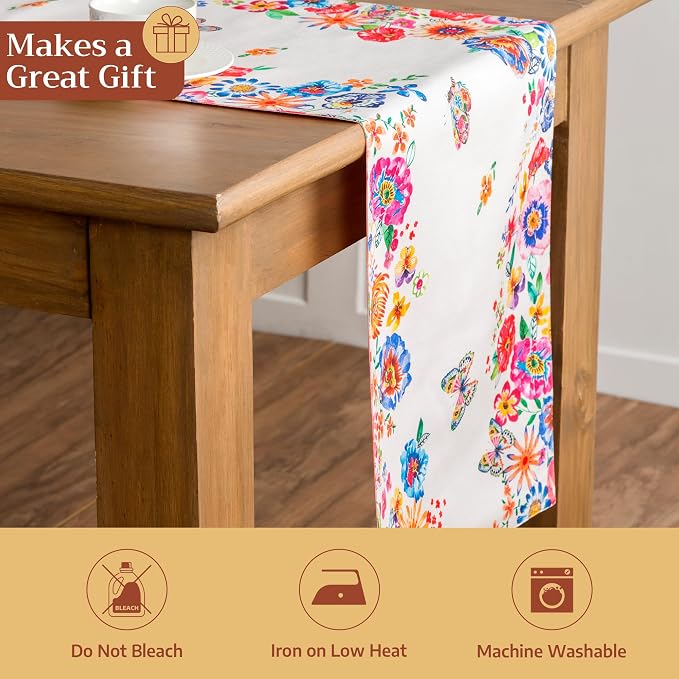 Maison d' Hermine Table Runner 100% Cotton 14.50" x 108" | Table Runners 108 - Image 5