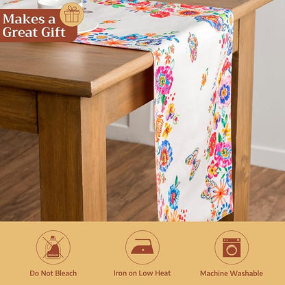 Maison d' Hermine Table Runner 100% Cotton 14.50" x 108" | Table Runners 108 - Image 5