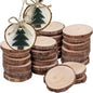 KINJOEK 36 PCS Natural Wood Slices 3.5-4 Inch by KINJOEK