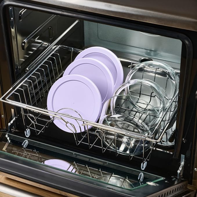 12-Piece Glass Food Storage Containers Set | 4-Cup, Leakproof | Microwave - Image 4