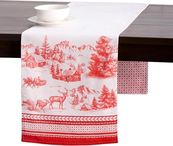 Maison d' Hermine Table Runner 100% Cotton 14.50" x 72" | Table Runners 72 by MaisondHermine