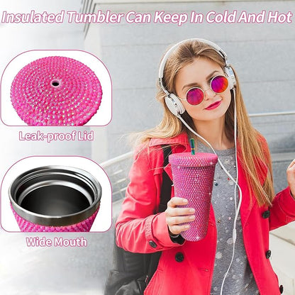 26oz Bling Rhinestone Tumbler - Image 3