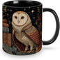 Yrebyou Owl Coffee Mug 11oz Ceramic Cup by Yrebyou