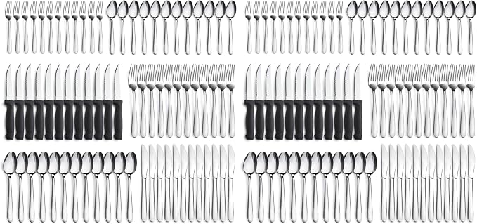 Pleafind 72-Pieces Silverware Set by Pleafind