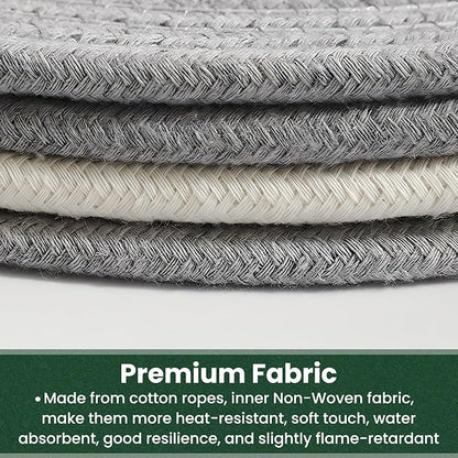 8 Inch Trivets for Hot Dishes, Hot Pots and Pans, Thick Heat Resistant - Image 3