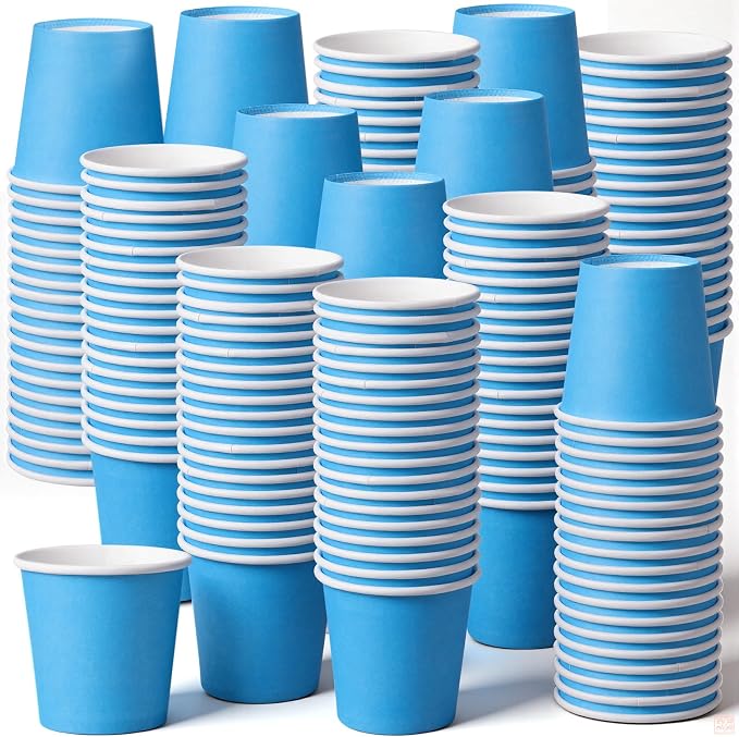 300 Pcs Mini Coffee Cups Brown Culture Cup 2oz Disposable Bathroom Cups Paper by Unknown