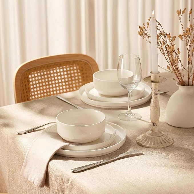 Ceramic Dinnerware Set, 12-Piece Service - Image 2