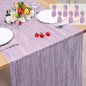 6 Pack Cheesecloth Table Runner 10Ft Christmas Gauze Boho Table Runners by Home