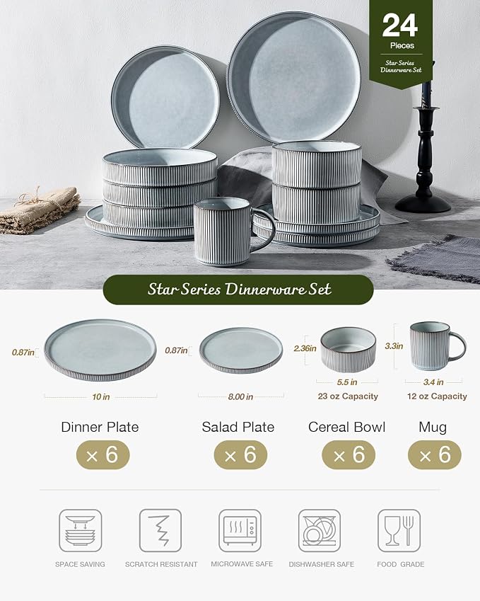 Famiware Star Dinnerware Sets - Image 3