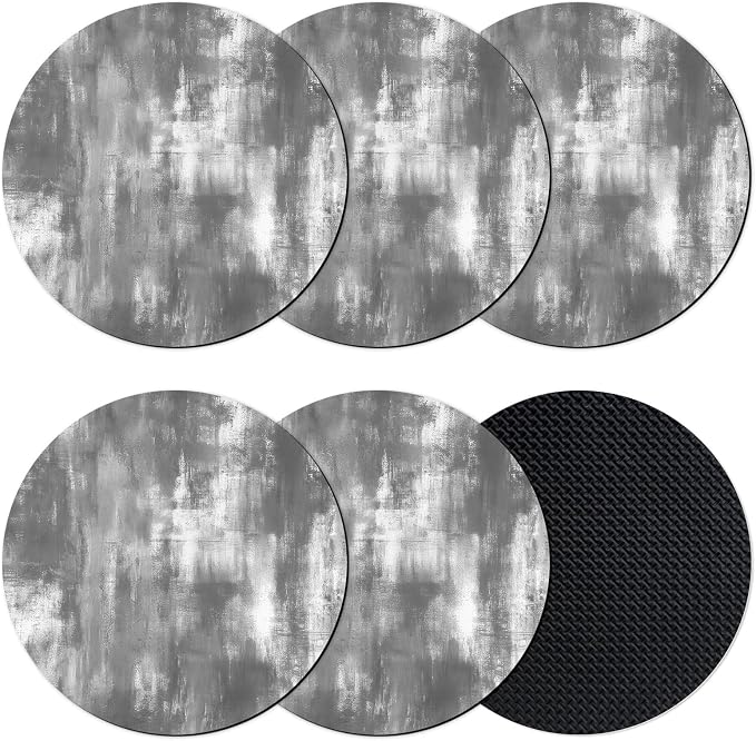 Modern Minimalist Coasters Set of 6, Absorbent Coasters by Unknown