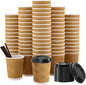 SIUQ 90 Pack 8 oz Disposable Coffee Cups by SIUQ
