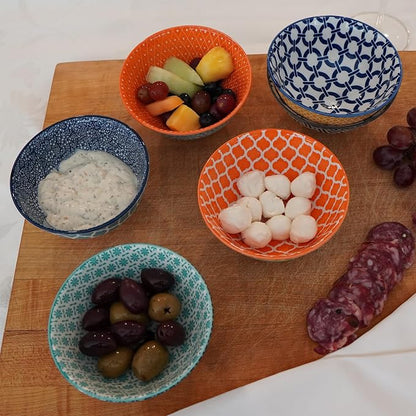Chelsea 4.75" All-Purpose Porcelain Bowls – Set of 6 - Image 3
