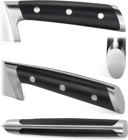 Cangshan TS Series 1022278 Swedish 14C28N Steel Forged 6-Piece Steak Knife Block Set, Maple