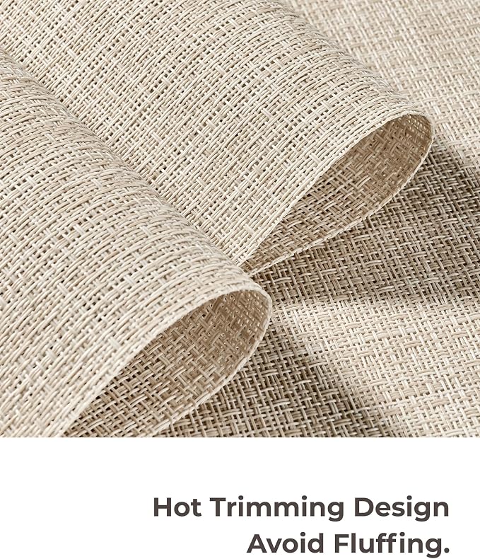 Leetaltree Beige Placemats Set of 6 - Image 7