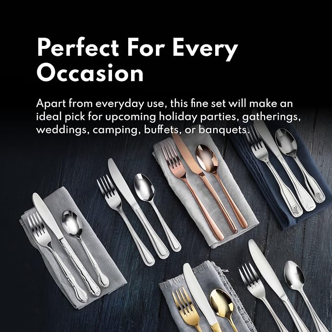 New Star Foodservice Rose Pattern 18/0 Stainless Steel Dinner Fork, Commercial - Image 5