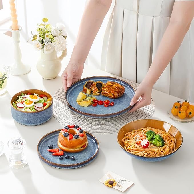 ONION Ceramic Plates and Bowls Sets - Image 2