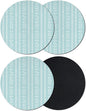 Simple Vertical Stripes Coasters Set of 4, Absorbent Coasters by Unknown