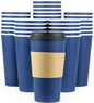 Disposable Coffee Cups With Lids - 20 oz To Go Coffee Cup. Large Travel Cups by Glowcoast