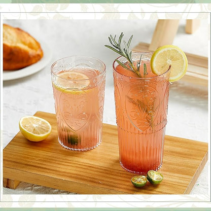 Wiwiqing 20oz Vintage Plastic Ribbed Tumblers Set of 12, Baby Shower, Birthday - Image 5
