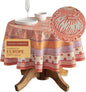 Maison d' Hermine Table Cloth Round Table 100% Cotton 63 Inches Fall Tablecloth Reusable Everyday Use for Thanksgiving Christmas Decorations Dining Farmhouse Party (Harvest Festival)