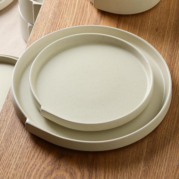 Stone Lain Bao 4-Piece Salad Plate Set Stoneware - Image 7