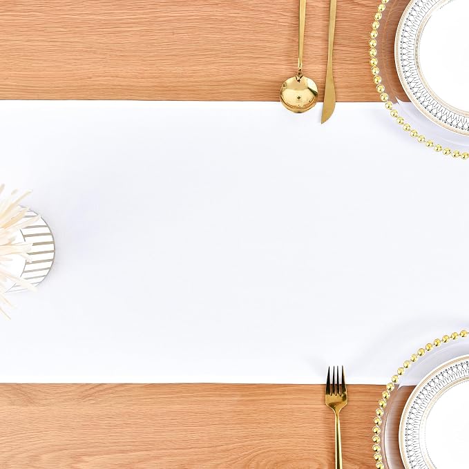 Farmhouse White Table Runner Dining Table Runners 48 Inches Long Coffee Table - Image 8
