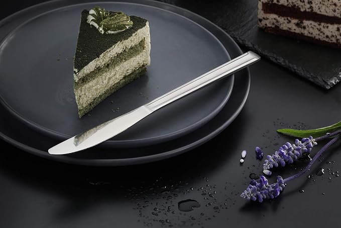 New Star Foodservice Dominion Pattern 18/0 Stainless Steel Dinner Knife - Image 7