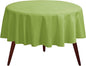 Gee Di Moda Round Tablecloth - 108 Inch Apple Green Round Table Cloth for 48 to 72 Inch Round Tables - Heavy Duty Washable Fabric - for Buffet Table, Holiday Party, Dinner, Wedding & Baby Shower