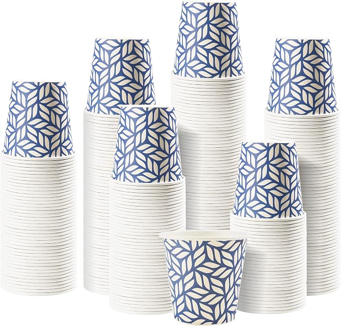 RACETOP 3 oz Bathroom Cups 100 Pack, Small Paper Cups, Disposable, Mini by RACETOP