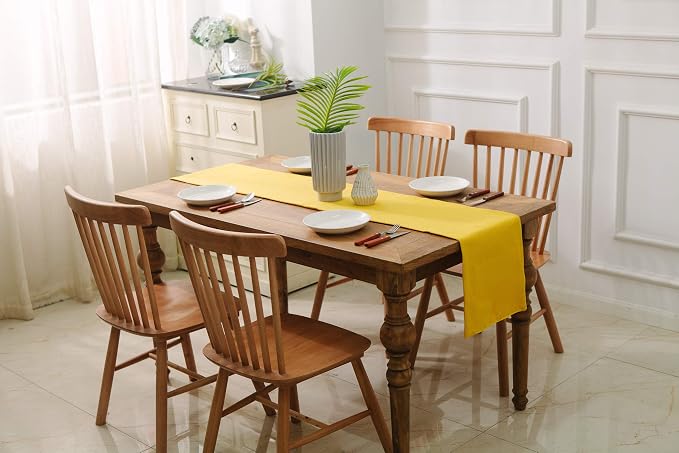 2 Piece Fabric in 1 Dining Table Runner 12 x 48 inches Living Room Dinner - Image 7